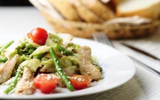Салат из стручковой фасоли: рецепты